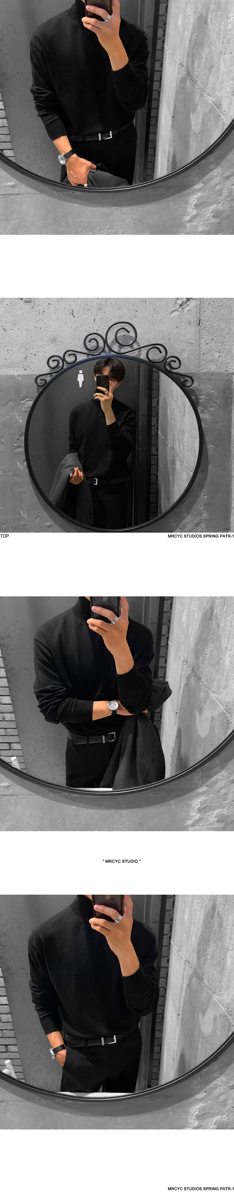 High neck knit or476