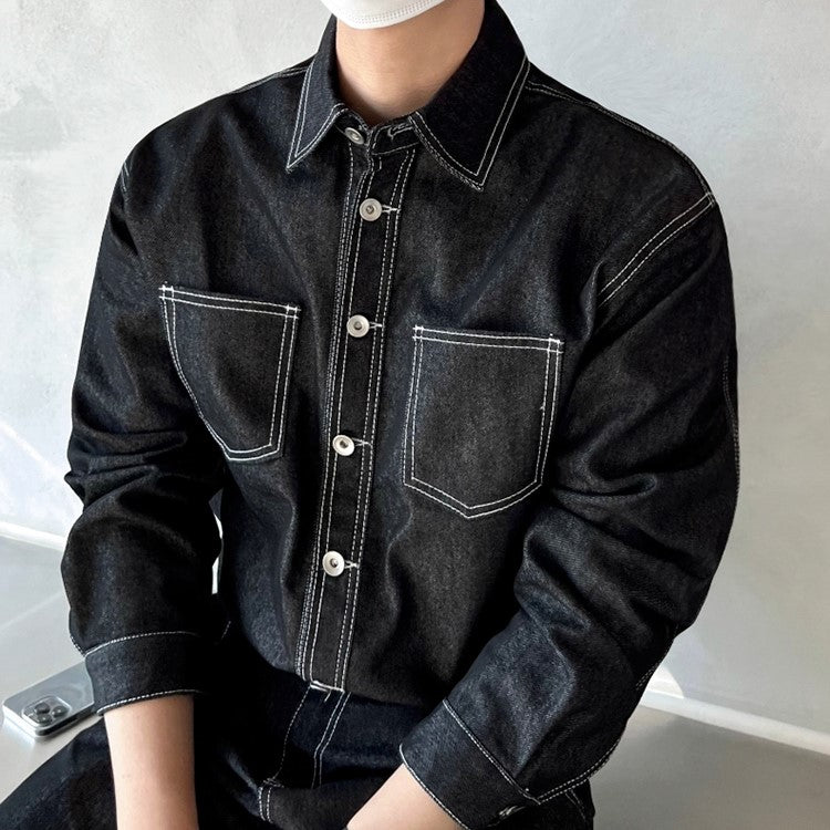Denim shirt set up or1150