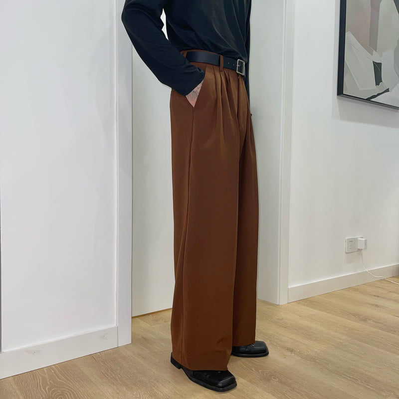 Straight wide pants or493