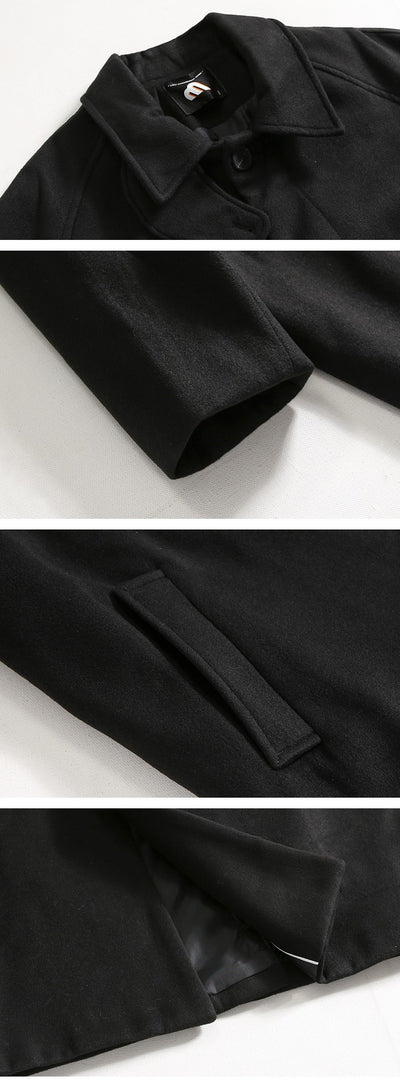 High neck long coat or992