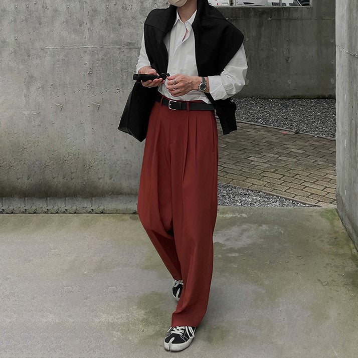 Color Straight Slacks or1225