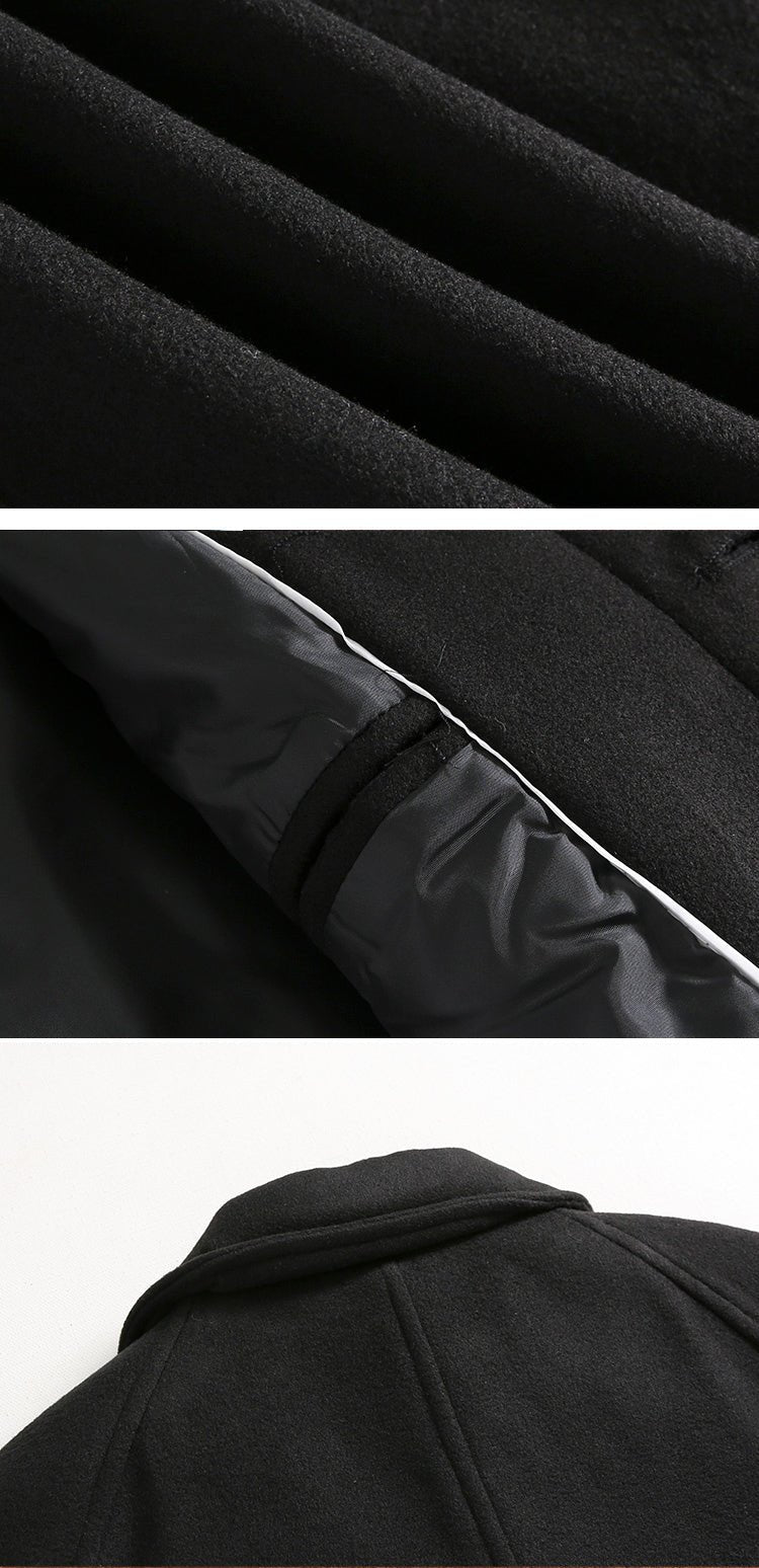 High neck long coat or992
