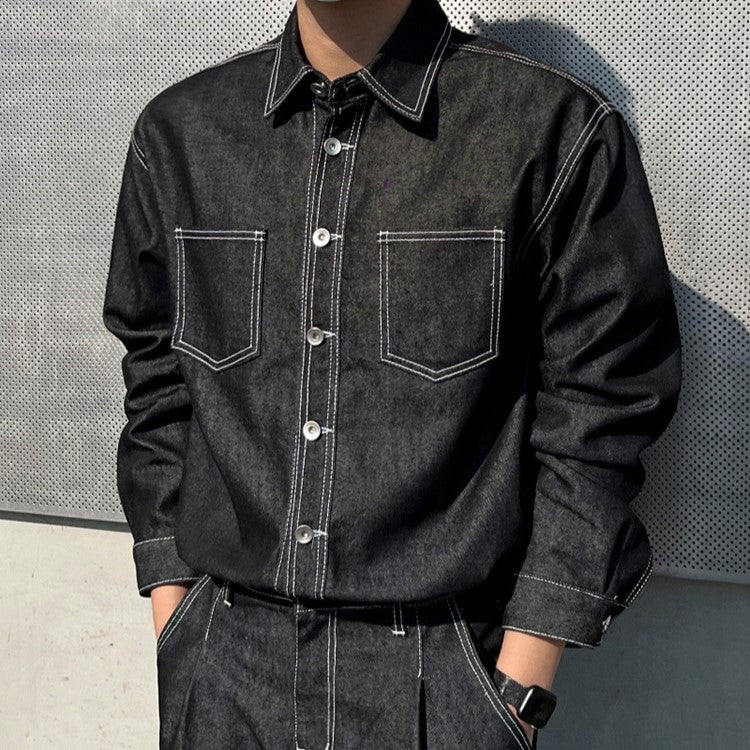 Denim shirt set up or1150