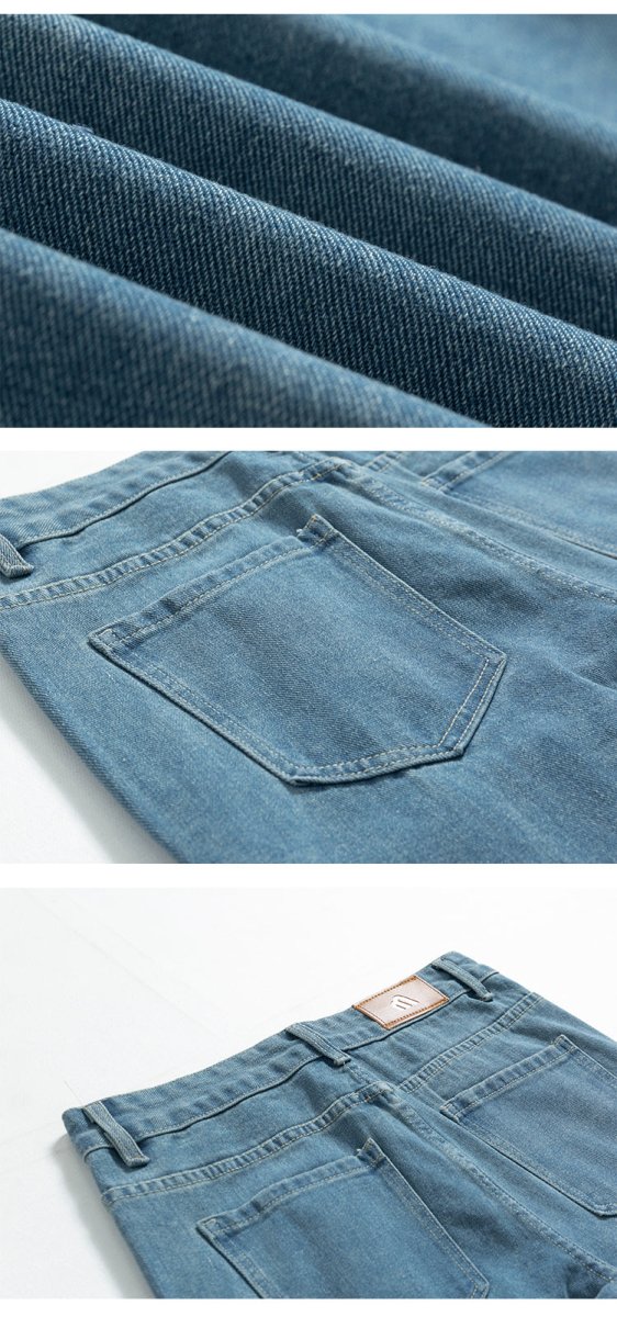 Straight denim pants or985