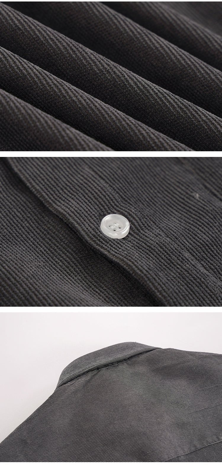 Corduroy Long Sleeve Shirt or1064
