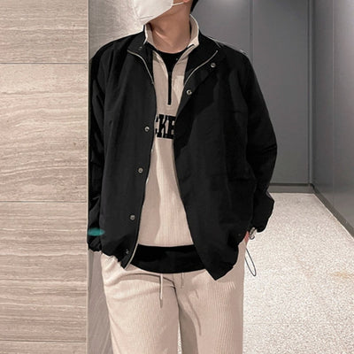 standing collar sweater suit setup    OR256