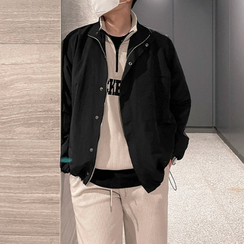 standing collar sweater suit setup    OR256