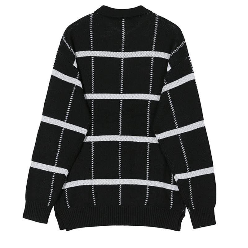 half zip retro knitwear OR287