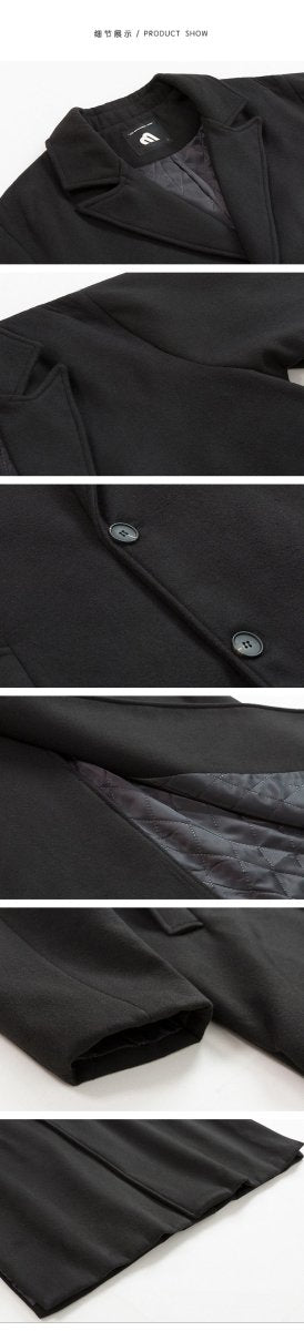 Simple wool coat or481