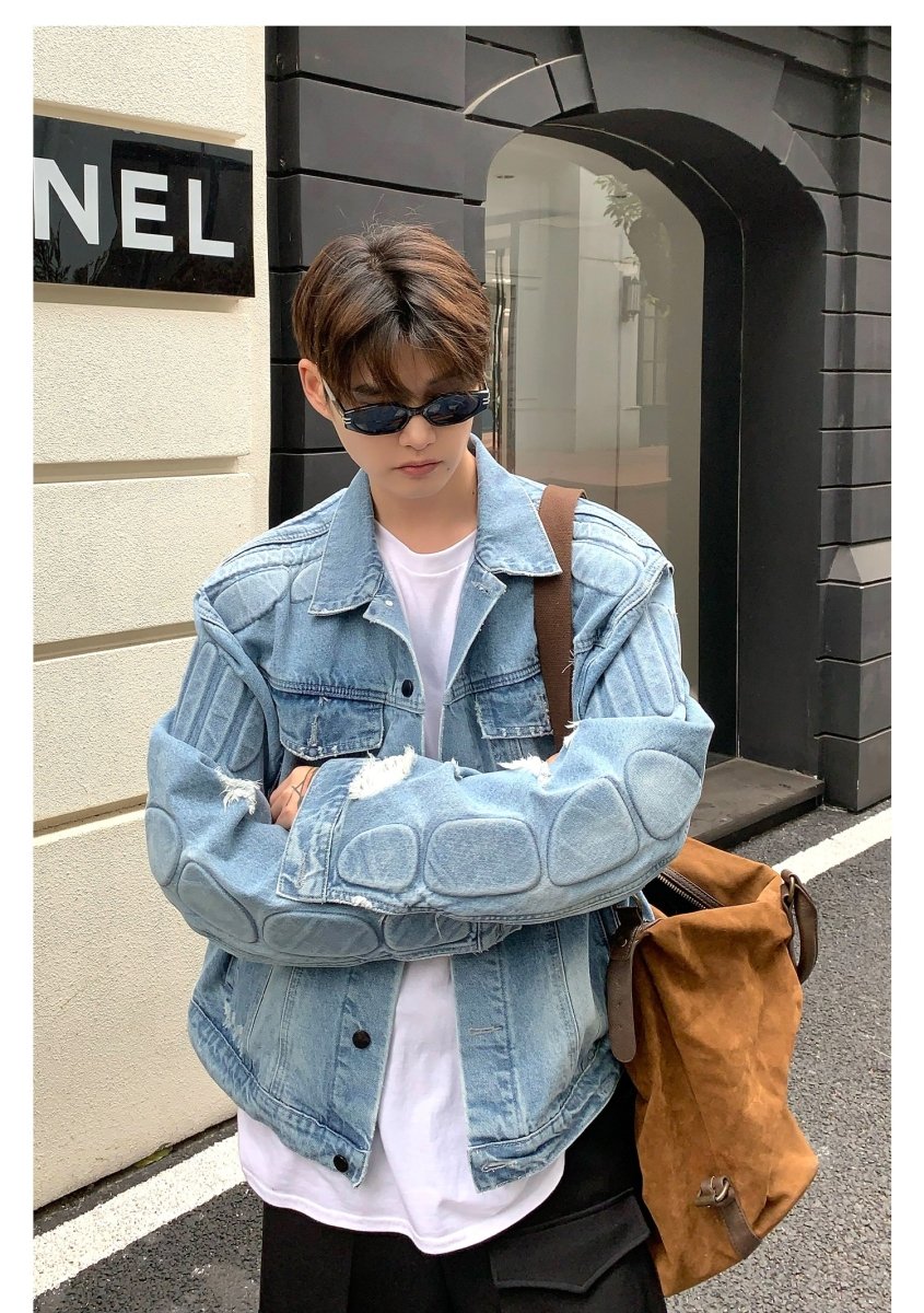 Denim sales damage jacket