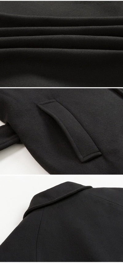 Simple wool coat or481