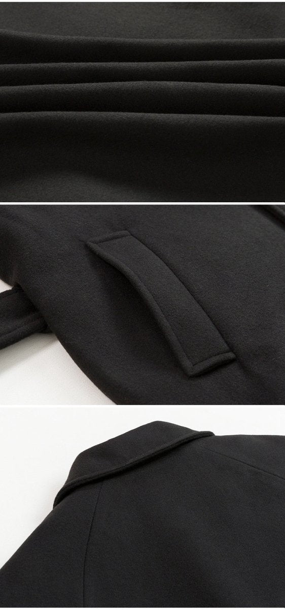 Simple wool coat or481