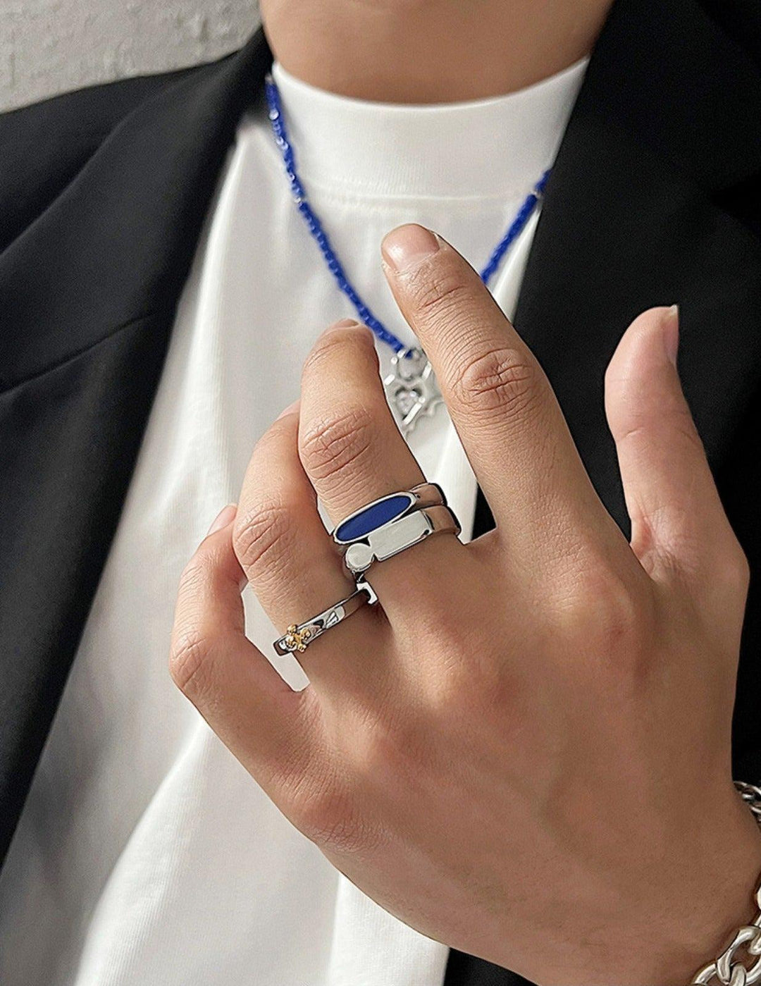 ZB1 韓国 公式popup メテュ Blue Ring 指輪 ZB1 韓国 公式popup メテュ Blue Ring 指輪