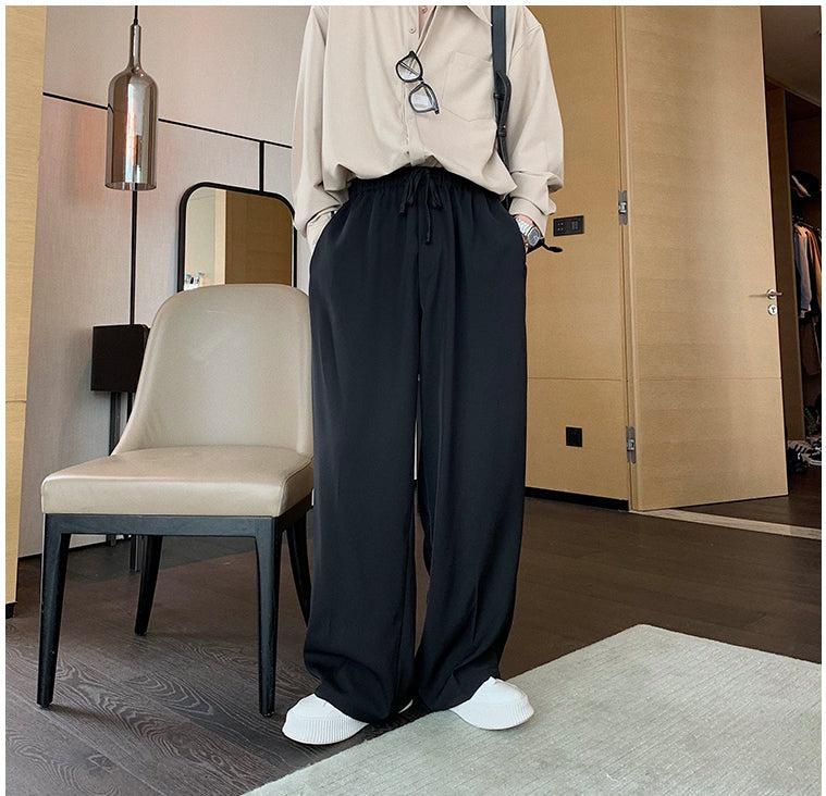 Drawstring Wide Leg Pants    OR202