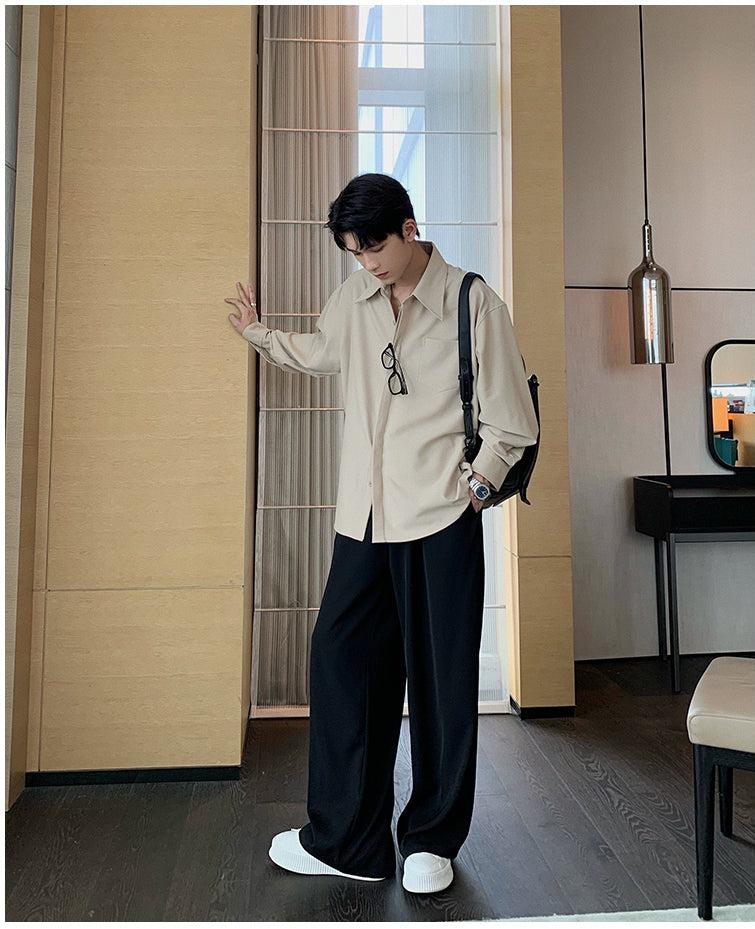 Drawstring Wide Leg Pants    OR202
