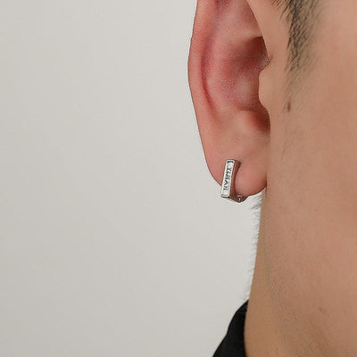 Rectangular Ear Buckle Earrings    OR189