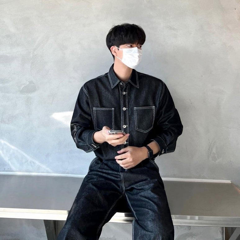 Denim shirt set up or1150