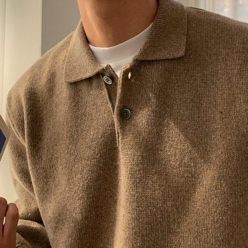 Knit Polo Shirt or336