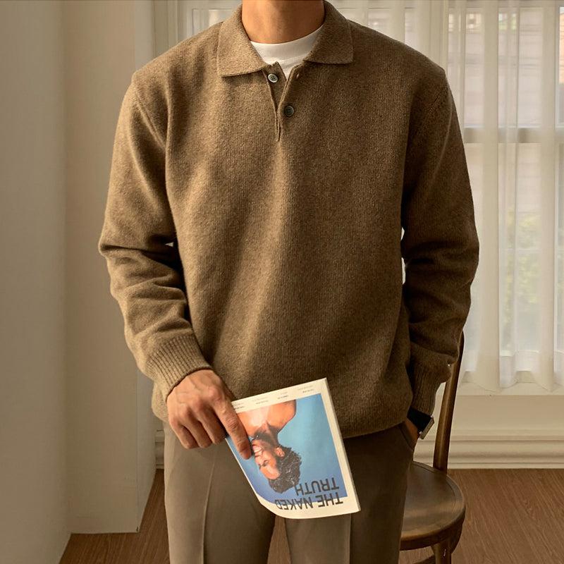 Knit Polo Shirt or336