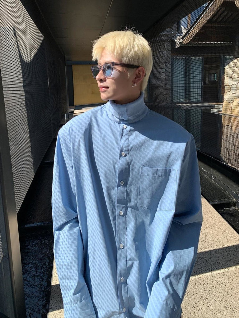 Turtleneck with on sale buttons