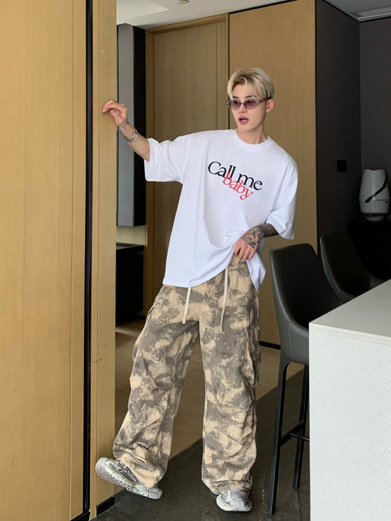 Camouflage pattern cargo pants or1768 - ORUN
