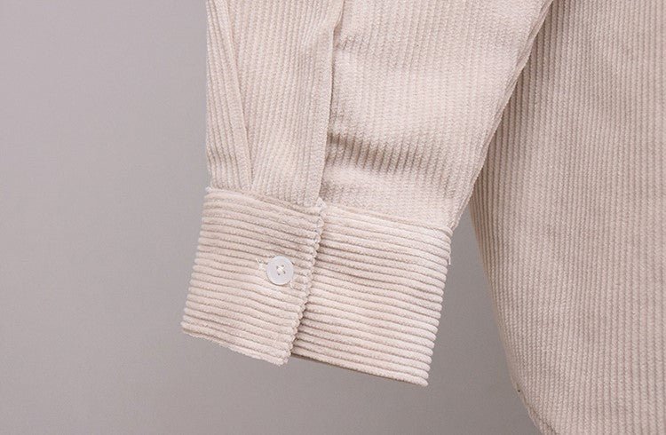 Corduroy Long Sleeve Shirt or1294 - ORUN