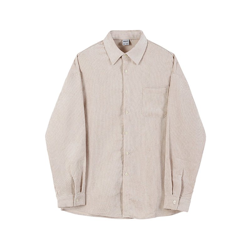 Corduroy Long Sleeve Shirt or1294 - ORUN