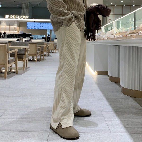 Corduroy Straight Pants or2301