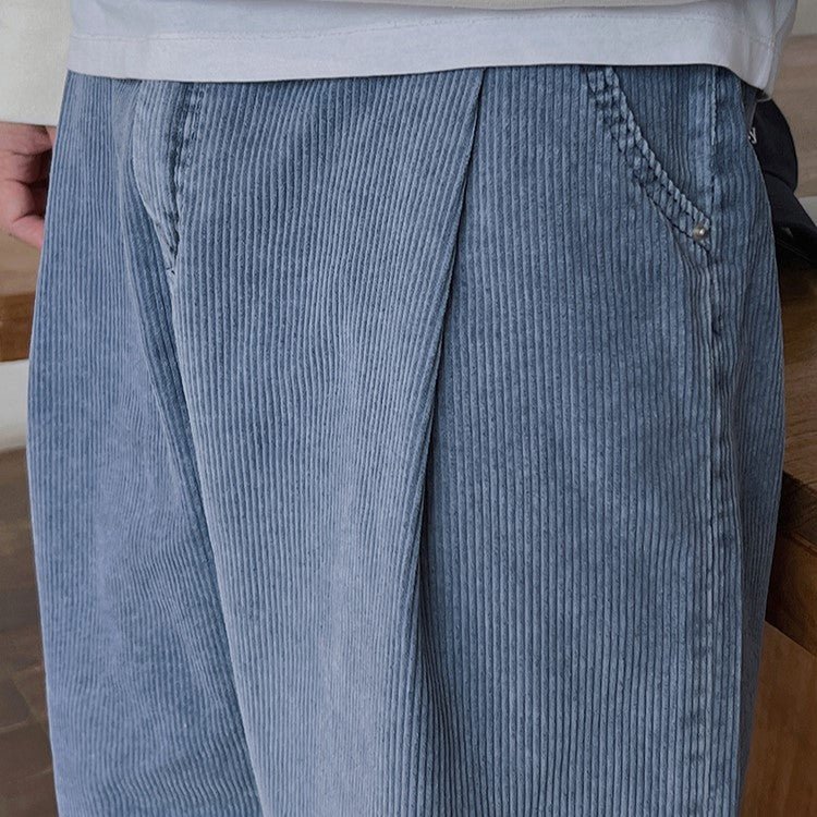Corduroy Straight Wide Pants or2063 - ORUN
