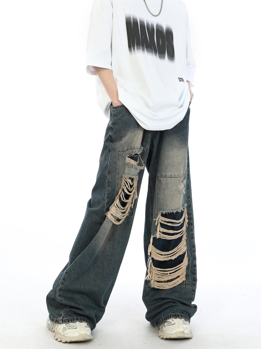 GOAR strapped oil pants フレアデニム opium Goar フレアパンツ opium - メルカリ
