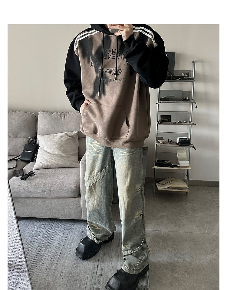 Design Straight Wide Denim Pants or2095 - ORUN