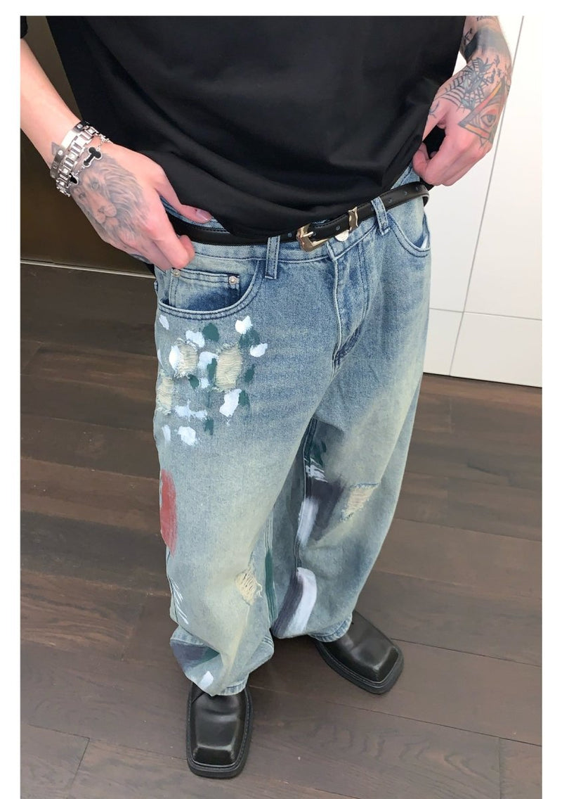 Design Wide Denim Pants or1753 - ORUN