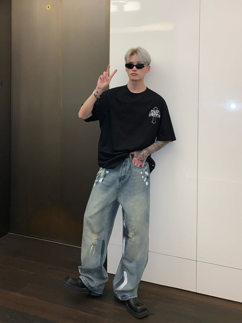 Design Wide Denim Pants or1753 - ORUN