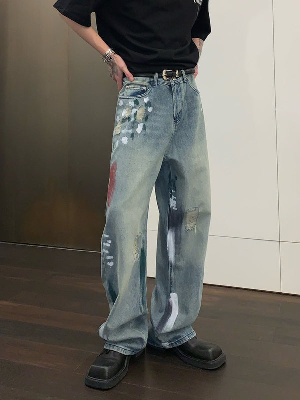 Design Wide Denim Pants or1753