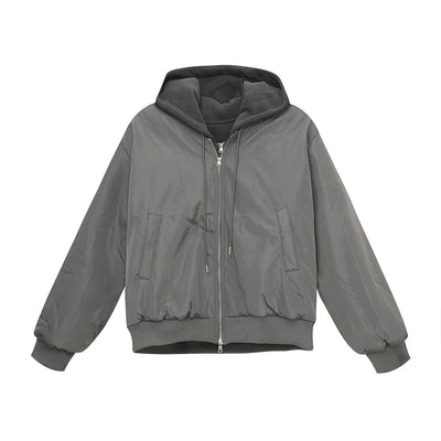 Fake layered zipper jacket or2408 - ORUN