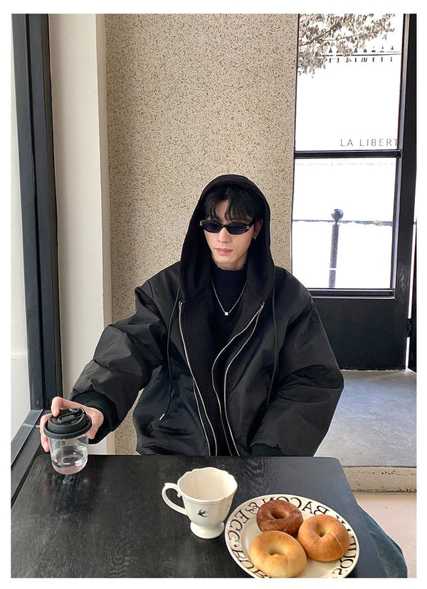 Fake layered zipper jacket or2408