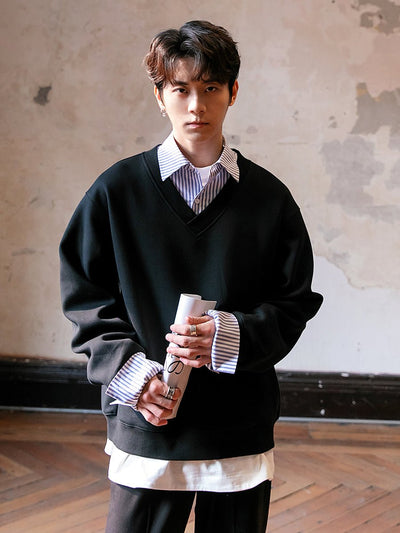 Fake Two Piece Shirt Sweat or2103 - ORUN