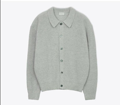 Lapel Button-down Knitted Cardigan OR1309
