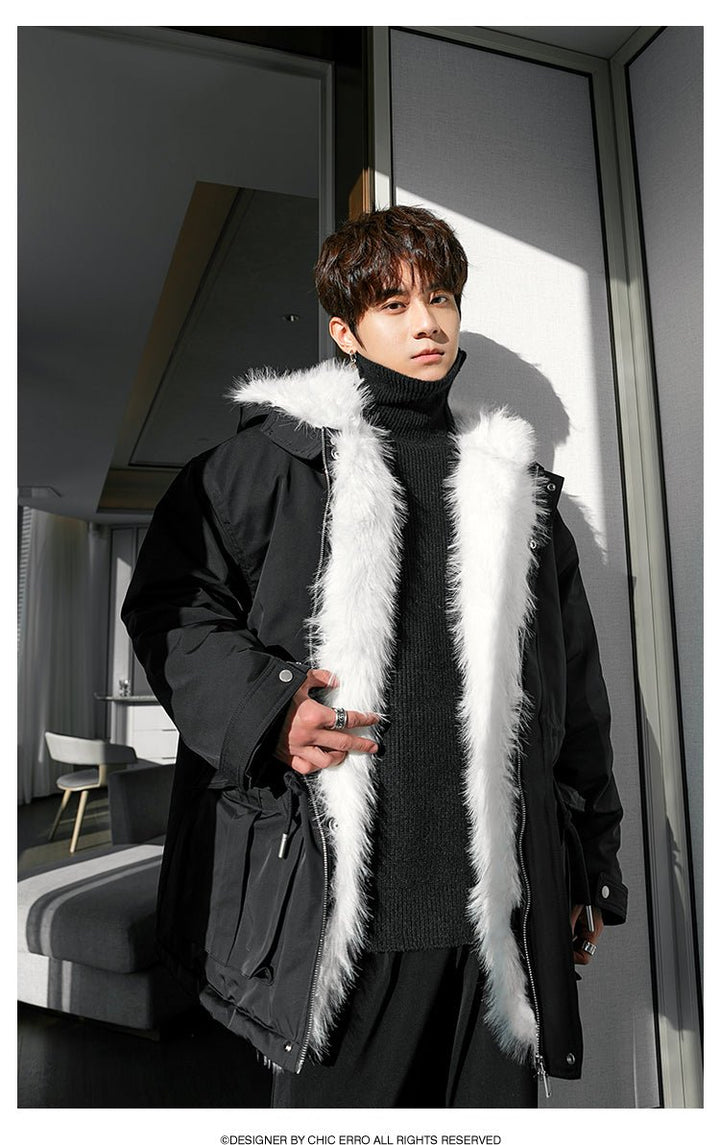 Fur coat jacket or2397 – 韓国メンズファッション通販 - ORUN -