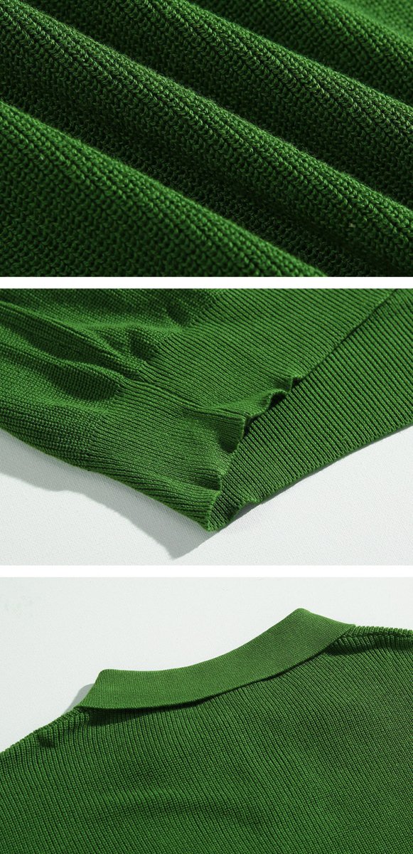 Half zip color polo shirt or1426 - ORUN