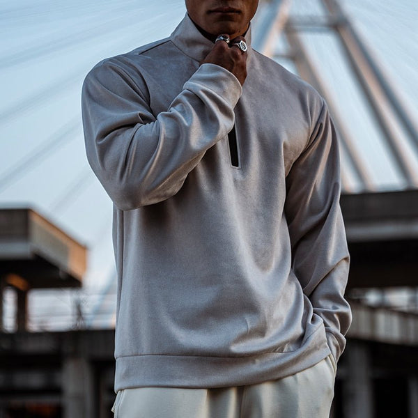 Half Zip Sports Long Sleeve Shirt or2412