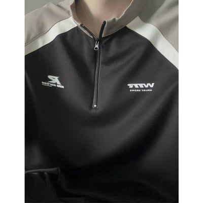 Half zip sports T -shirt or1832 - ORUN
