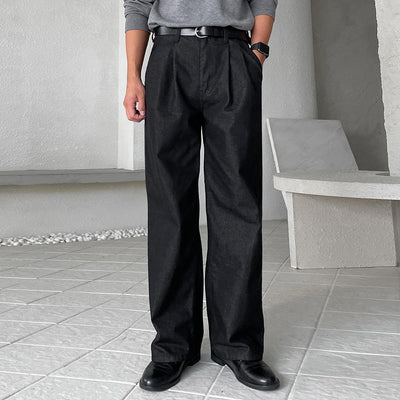 High waist straight denim pants or2750 - ORUN