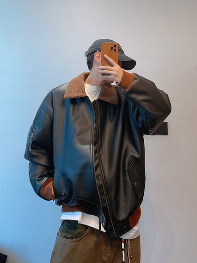 Inner bore leather jacket or2525 - ORUN