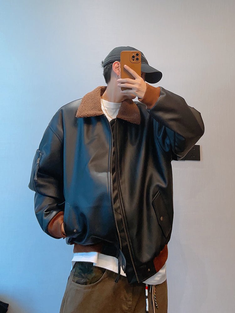 Inner bore leather jacket or2525 - ORUN