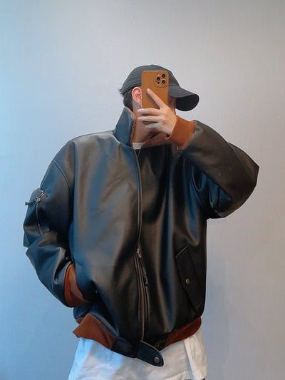 Inner bore leather jacket or2525 - ORUN