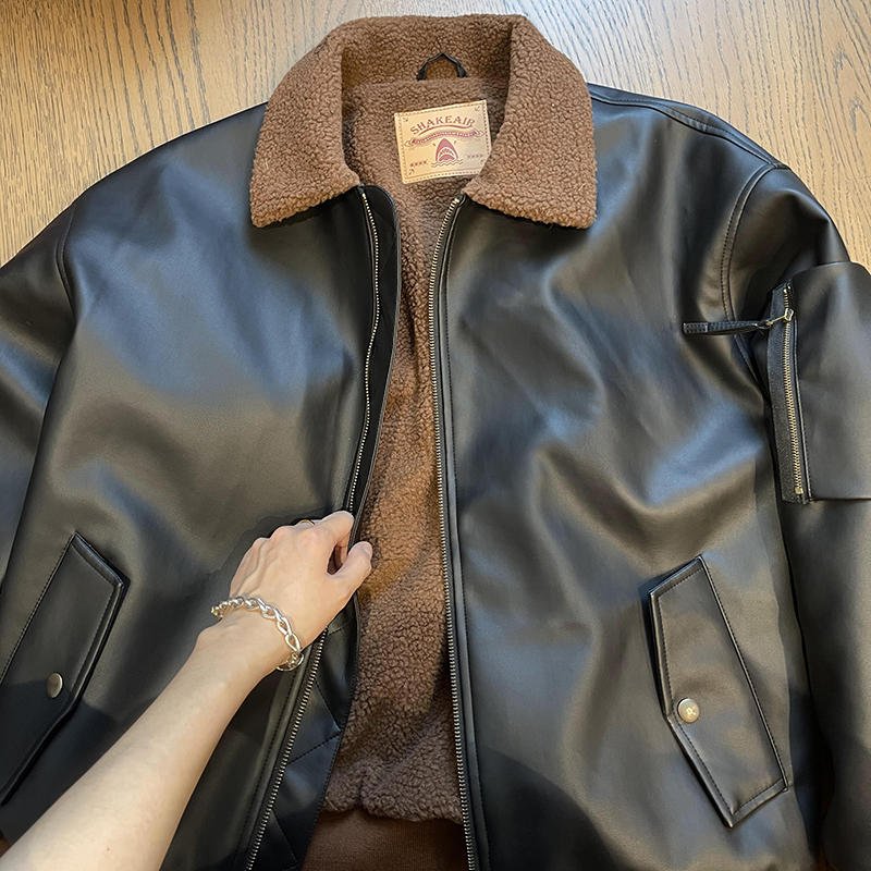 Inner bore leather jacket or2525 - ORUN