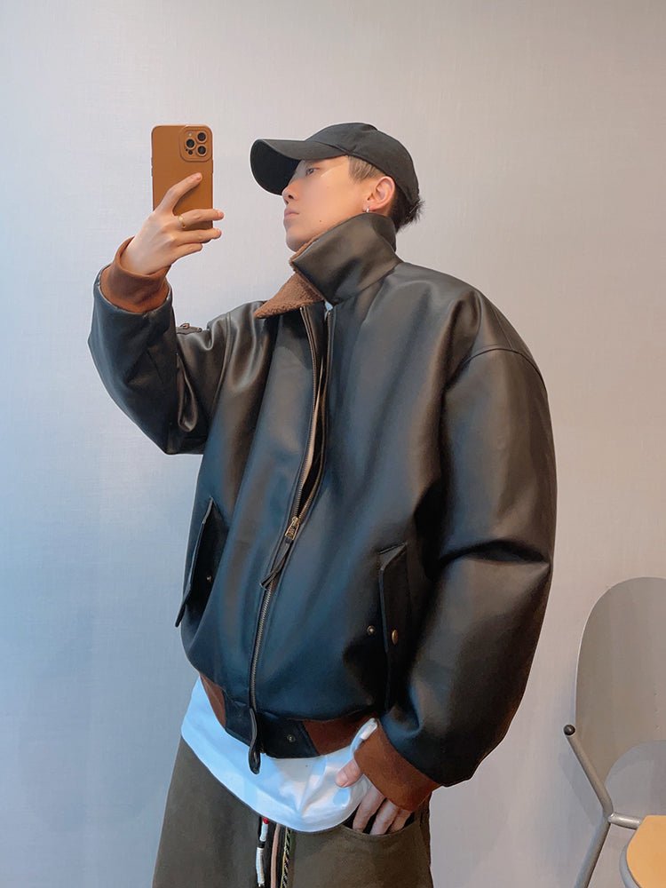 Inner bore leather jacket or2525 - ORUN