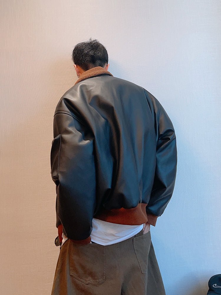 Inner bore leather jacket or2525 - ORUN
