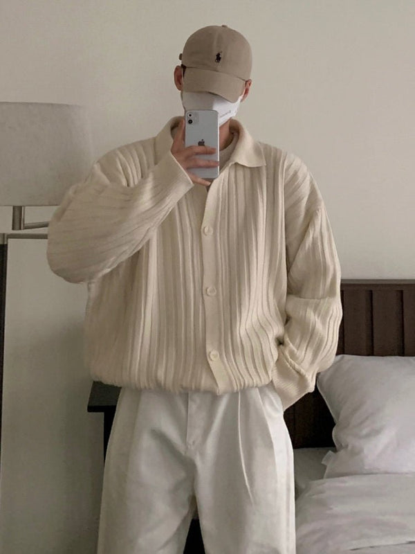 Knit Polo Cardigan or2062